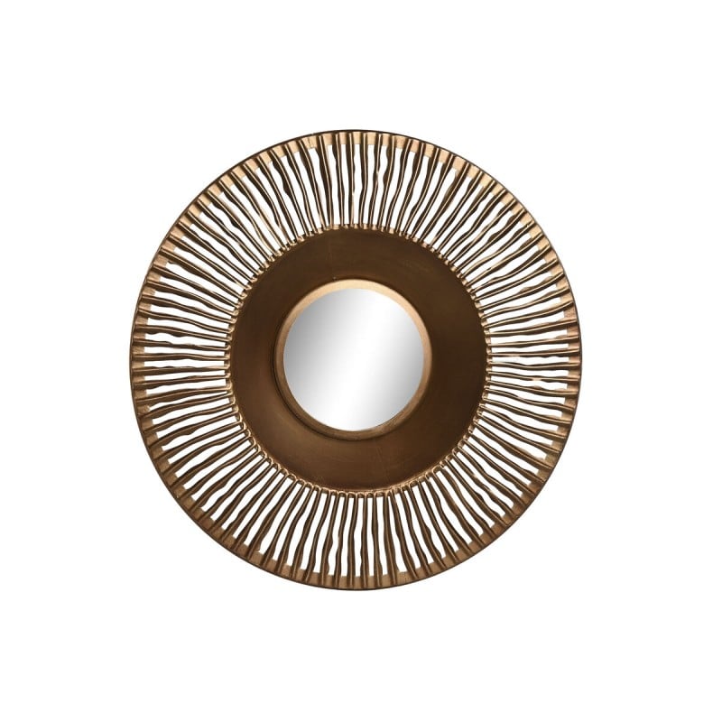 Wall mirror Home ESPRIT Copper Metal 50 x 6,5 x 50 cm