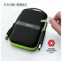 External Hard Drive Silicon Power A60 2.5" USB 3.0 2 TB Anti-shock Waterproof Black