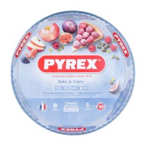 Moule à gâteaux Pyrex Classic Vidrio Transparent verre Plat Rond 31 x 31 x 4 cm 6 Unités