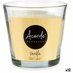 Scented Candle Acorde 261-50H Vanilla 120 g (12 Units)