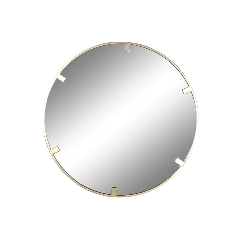 Wall mirror Home ESPRIT Golden 122 x 4 x 122 cm