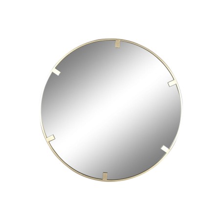 Wall mirror Home ESPRIT Golden Crystal Iron 122 x 4 x 122 cm