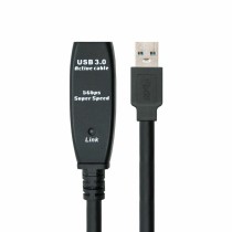 Verlängerungskabel mit USB TooQ 10.01.0311 Schwarz 5 m