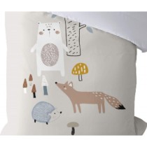 Housse de Couette Kids&Cotton Kenai Big Multicouleur 175 Fils 155 x 220 cm