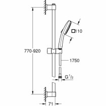 Shower Column Grohe Vitalio Comfort 110 Silicone