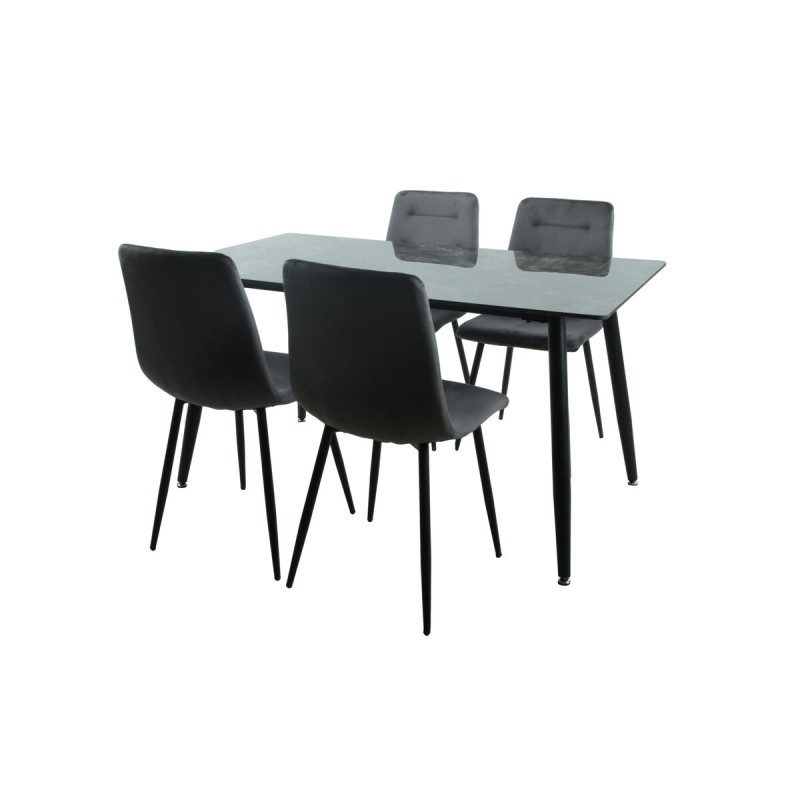 Ensemble Table + Chaises Romimex 5 Pièces