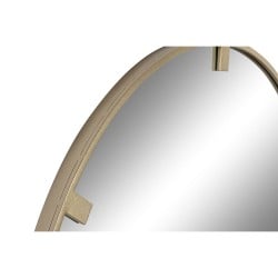 Wall mirror Home ESPRIT Golden Crystal Iron 122 x 4 x 122 cm