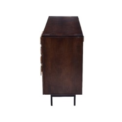 Sideboard Romimex Brown Golden Mango wood 40 x 80 x 150 cm