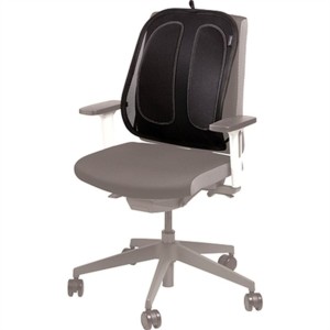 Rückenlehne des Sitzes Fellowes 9191301 Ergonomisch Einstellbar Schwarz Kunststoff