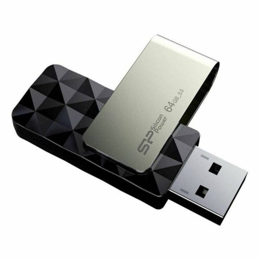 Clé USB Silicon Power Blaze B30 64 GB Noir