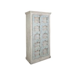 Cupboard Romimex Beige Mango wood 90 x 180 x 40 cm