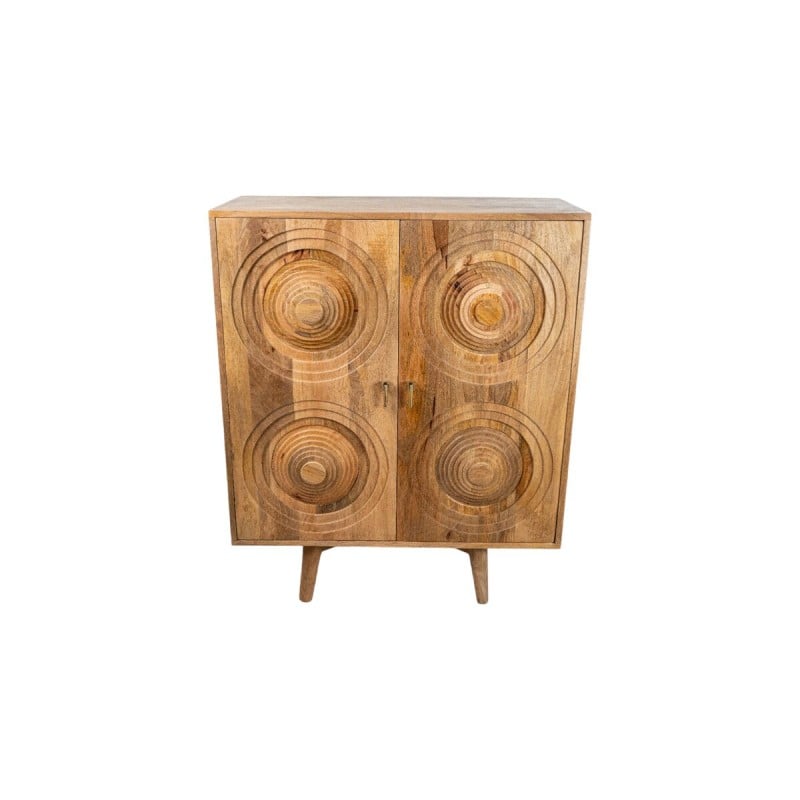 Sideboard Romimex White Mango wood 42 x 111 x 91 cm