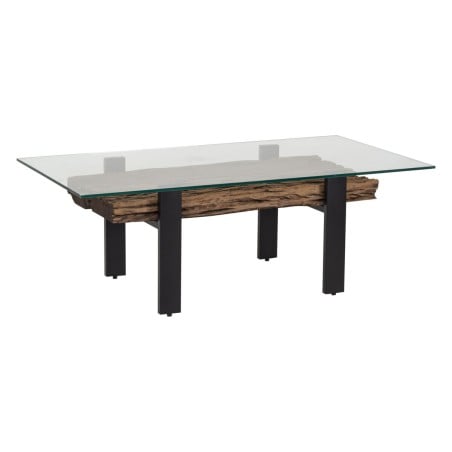 Centre Table Romimex Brown Black 70 x 45 x 130 cm