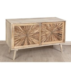 Anrichte Romimex natürlich Mango-Holz 115 x 70 x 40 cm