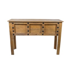 Console Romimex Naturel Bois de manguier 120 x 80 x 40 cm