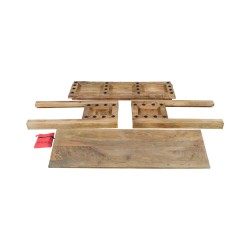 Console Romimex Naturel Bois de manguier 120 x 80 x 40 cm