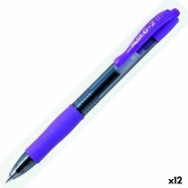 Gel-Stift Pilot G-2 Violett 0,7 mm (12 Stück)