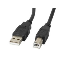 Câble USB A vers USB B Lanberg CA-USBA-10CC-0018-BK Noir 1,8 m Imprimante (1,8 m)