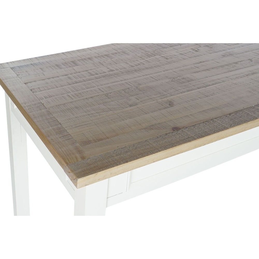 Table de Salle à Manger DKD Home Decor Marron Beige Bois de paulownia 160 x 80 x 79 cm