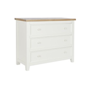 Chest of drawers DKD Home Decor Beige Natural 93,6 x 38 x 76 cm