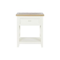 Nachttisch DKD Home Decor Beige natürlich Paulonia-Holz 49,5 x 35 x 61 cm