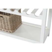 Console DKD Home Decor Beige wicker Paolownia wood 88 x 38 x 80 cm