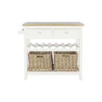 Console DKD Home Decor Beige osier Bois de paulownia 88 x 38 x 80 cm