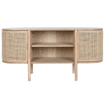 TV furniture Home ESPRIT Natural Rubber wood 120 x 43,5 x 60 cm