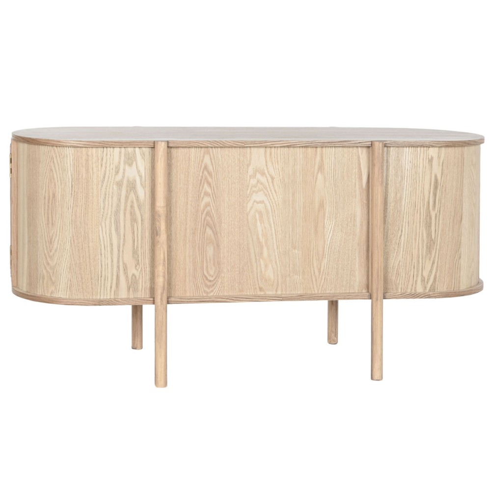 TV furniture Home ESPRIT Natural Rubber wood 120 x 43,5 x 60 cm