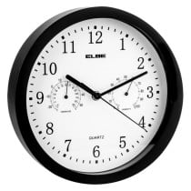 Wall Clock ELBE RP1005N White/Black