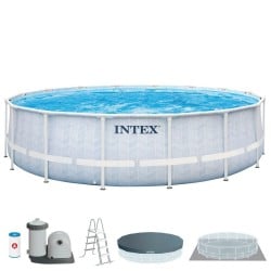 Schwimmbad Abnehmbar Intex 488 x 122 x 488 cm