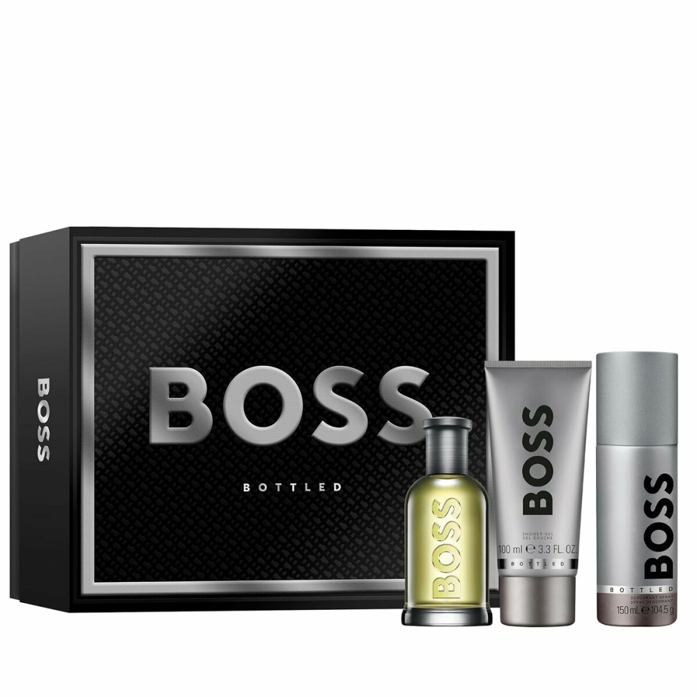 Men's Perfume Set Hugo Boss BOTTLED EDT 3 Pieces