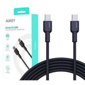 Câble USB-C Aukey CB-NCC2 Noir 1,8 m