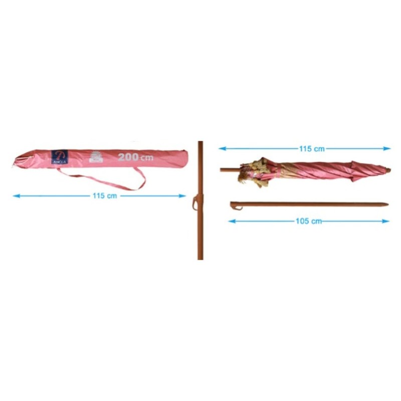 Parasol Corail 200 cm UPF 50+