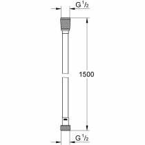 Duschschlauch Grohe Silberfarben Silber