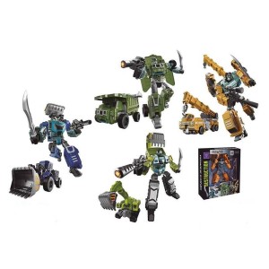 Super Robot Transformable Camion Grue 23,5 x 8 x 26,5 cm