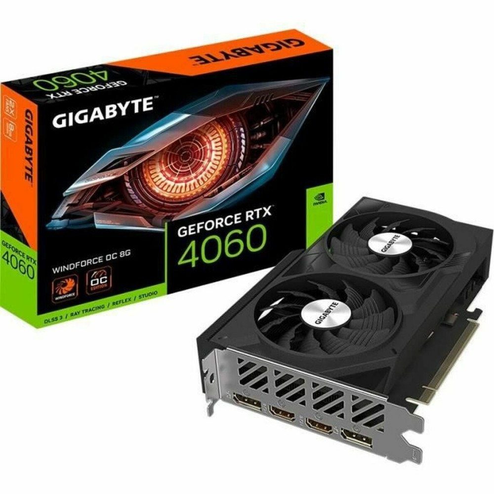 Carte Graphique Gigabyte GeForce RTX 4060 WINDFORCE OC 8 GB GDDR6 Geforce RTX 4060