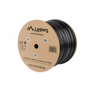 UTP Category 6 Rigid Network Cable Lanberg LCU6-21CU-0305-BK Black 305 m