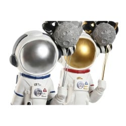 Deko-Figur Home ESPRIT Blau Weiß Rot Damen Astronaut 16 x 12 x 41 cm (2 Stück)