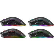 Schnurlose Mouse Defender WARLOCK GM-709L Schwarz