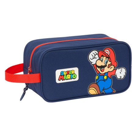 Schuhtasche für die Reise Super Mario World Marineblau 29 x 15 x 14 cm