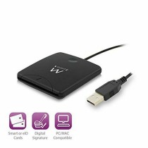 Lecteur de cartes DNI/SIP Ewent EW1052 USB 2.0 Noir