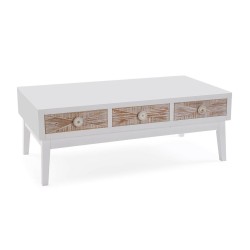 Centre Table Versa Sira Pinewood MDF Wood 60 x 41 x 110 cm