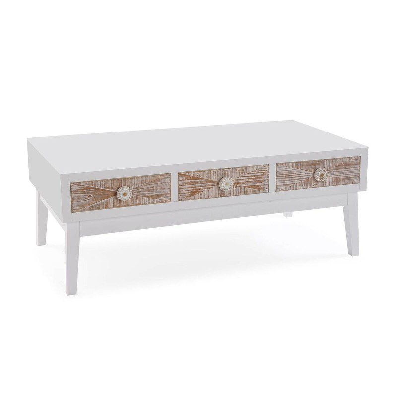 Table Basse Versa Sira Pin Bois MDF 60 x 41 x 110 cm