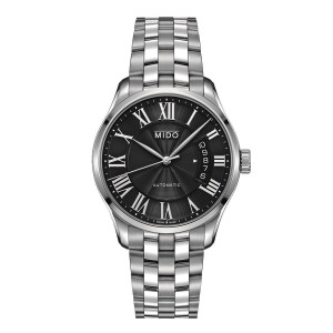 Men's Watch Mido BELLUNA Black Silver (Ø 40 mm)