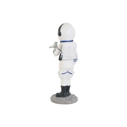 Figurine Décorative Home ESPRIT Bleu Blanc Rouge Argenté Femme Astronaute 10 x 11 x 29 cm (2 Unités)