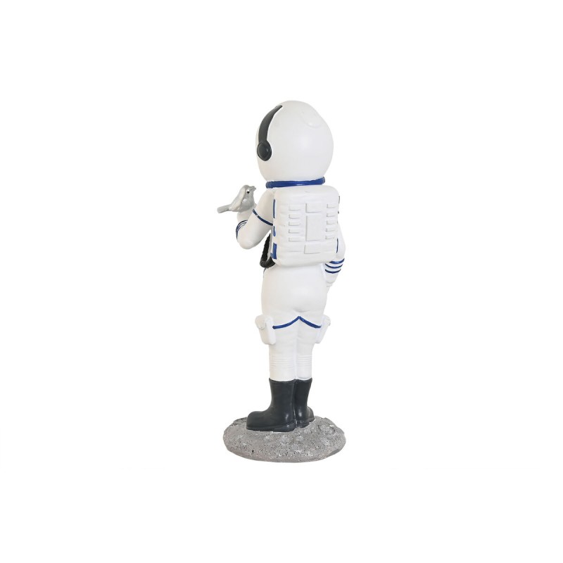 Deko-Figur Home ESPRIT Blau Weiß Rot Silberfarben Damen Astronaut 10 x 11 x 29 cm (2 Stück)