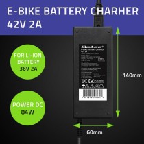 Chargeur de batterie Qoltec 50761