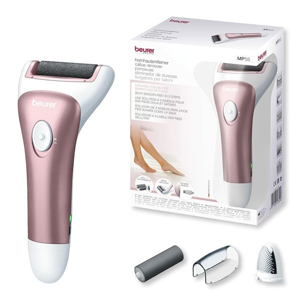 Lime Pédicure Rechargeable avec Aspirateur Intégré Beurer MP55 Rose