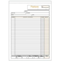 Invoice Check-book 21 x 29,7 cm (5 Units)